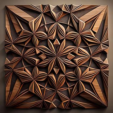 3D model geometric pattern (STL)